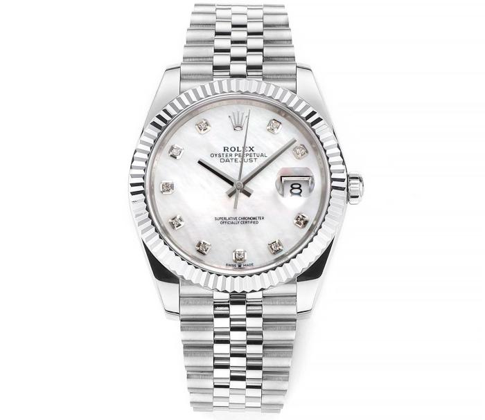 ROLEX Automatic Mechanical Movement Men's Watches Watch 41mm White Dial Oystersteel Case