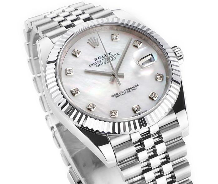 ROLEX Automatic Mechanical Movement Men's Watches Watch 41mm White Dial Oystersteel Case