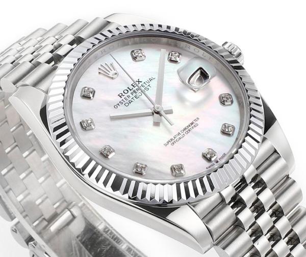 ROLEX Automatic Mechanical Movement Men's Watches Watch 41mm White Dial Oystersteel Case