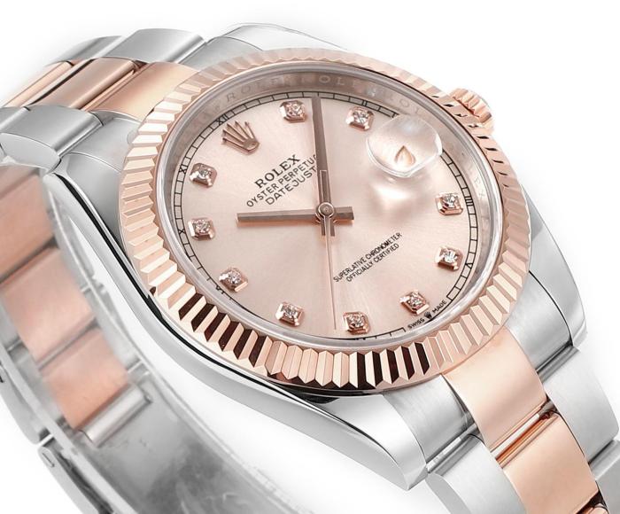 ROLEX Automatic Mechanical Movement 100m Waterproof Men's Watches Watch 41mm Gold Dial