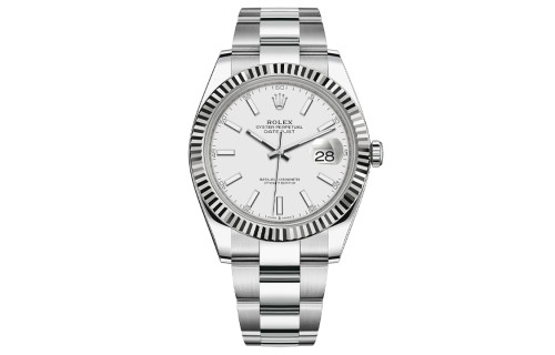 ROLEX Automatic Mechanical Movement 100m Waterproof Men's Watches Watch 41mm White Dial Oystersteel Case