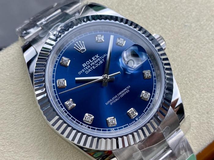 ROLEX Fluted Bezel Datejust Collection Automatic Mechanical Movement 100m Waterproof Men's Watches Watch 41mm