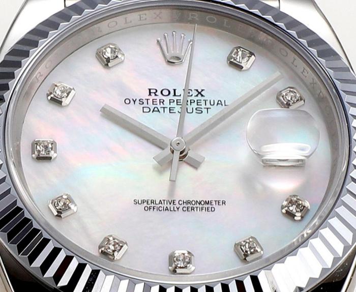 ROLEX Automatic Mechanical Movement Men's Watches Watch 41mm White Dial Oystersteel Case