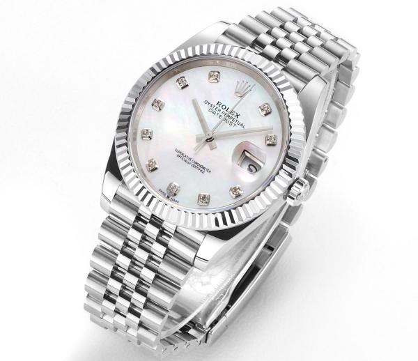 ROLEX Automatic Mechanical Movement Men's Watches Watch 41mm White Dial Oystersteel Case