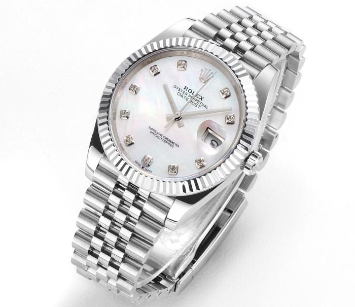 ROLEX Automatic Mechanical Movement Men's Watches Watch 41mm White Dial Oystersteel Case
