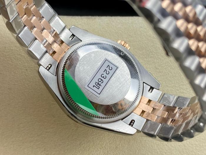 ROLEX Automatic Mechanical Movement 100m Waterproof Women's Watch 31mm Mother of Pearl Color Watch Dial