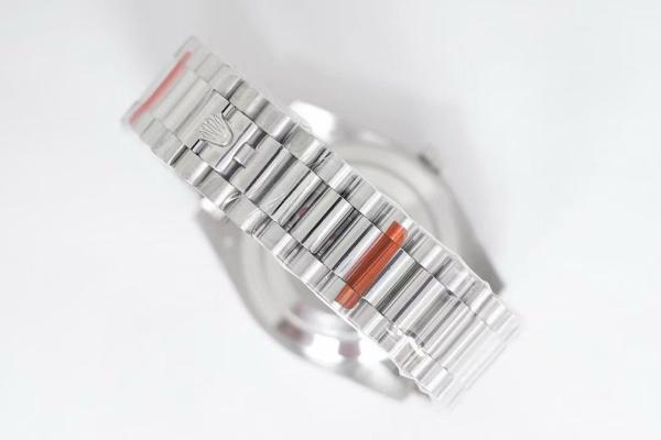 ROLEX Dog Collar, Sunday Calendar Automatic Mechanical Movement Men's Watches Watch 40mm Silver Dial