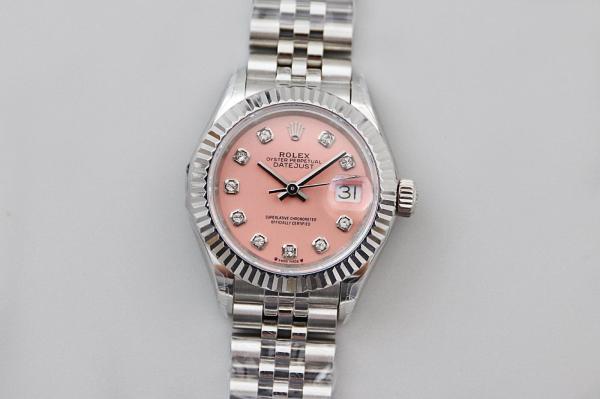 ROLEX Diamond Bezel Lady Datejust Collection Automatic Mechanical Movement 100m Waterproof Women's Watch Case Diameter/Size 28mm