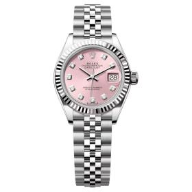 ROLEX Diamond Bezel Lady Datejust Collection Automatic Mechanical Movement 100m Waterproof Women's Watch Case Diameter/Size 28mm