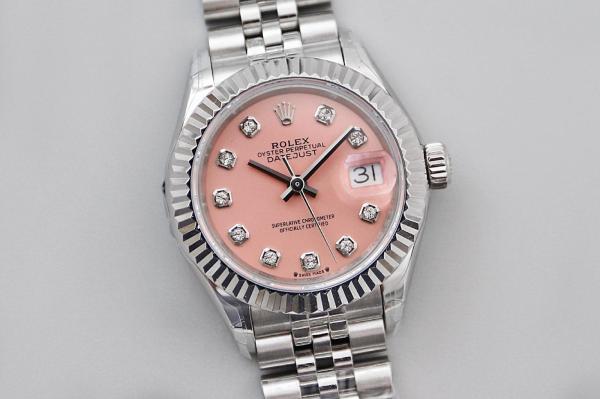 ROLEX Diamond Bezel Lady Datejust Collection Automatic Mechanical Movement 100m Waterproof Women's Watch Case Diameter/Size 28mm