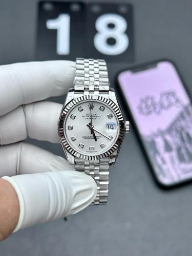 ROLEX Automatic Mechanical Movement Fashion Trend Women's Watch 28mm Mother of Pearl Color Watch Dial