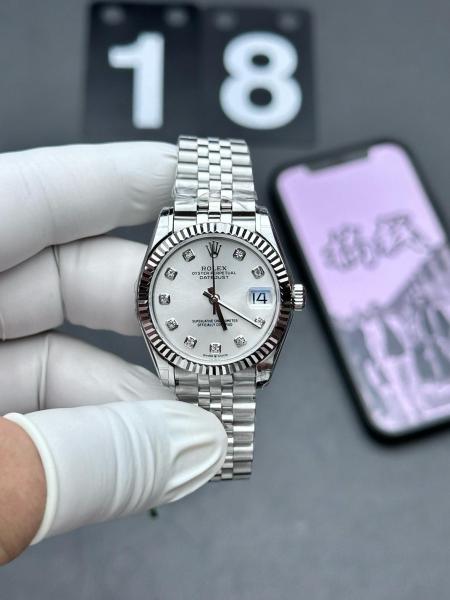 ROLEX Automatic Mechanical Movement Fashion Trend Women's Watch 28mm Mother of Pearl Color Watch Dial
