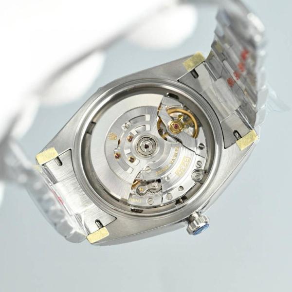 ROLEX Smooth Bezel, Oyster Perpetual Type Automatic Mechanical Movement Women's Watch 31mm Blue Dial