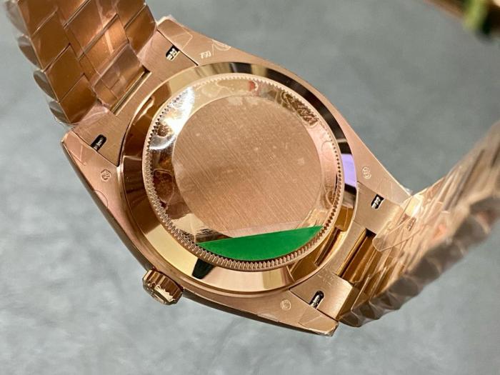 ROLEX Dog Bone Ring Rose Gold, Sunday Calendar Automatic Mechanical Movement Men's Watches Watch 40mm