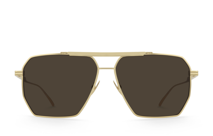 Bottega Veneta Eyewear Pilot Frame Sunglasses