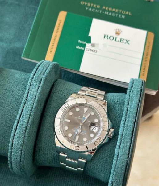 ROLEX Ranger Prestige Automatic Mechanical Movement Men's Watches Watch 37mm Gray Dial Oystersteel Strap