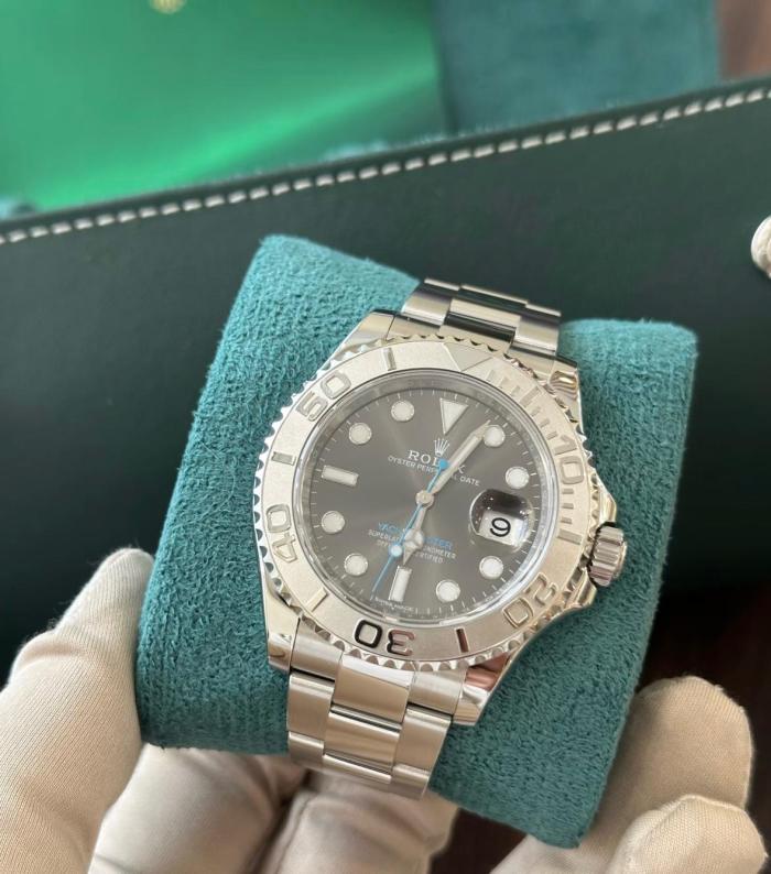 ROLEX Ranger Prestige Automatic Mechanical Movement Men's Watches Watch 37mm Gray Dial Oystersteel Strap