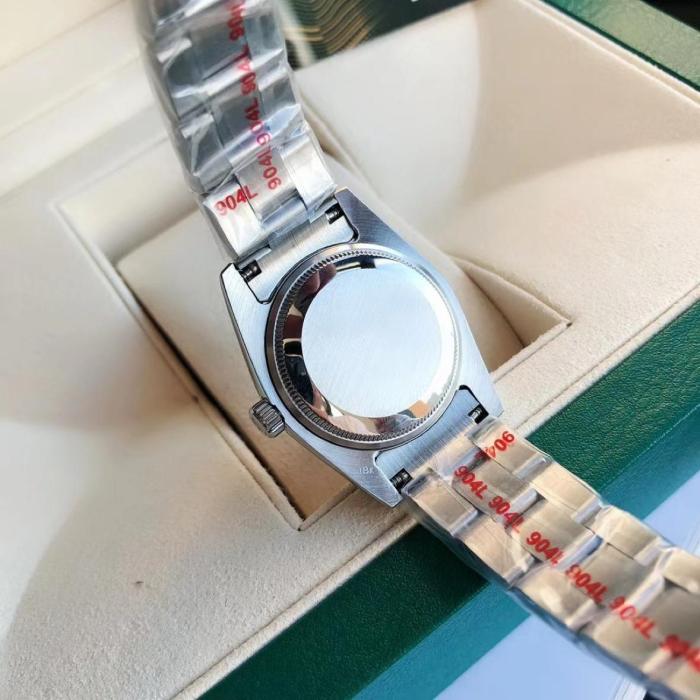ROLEX Smooth Bezel, Oyster Perpetual Type Automatic Mechanical Movement Women's Watch 31mm