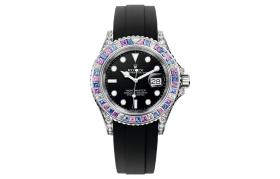 ROLEX Ranger Prestige Automatic Mechanical Movement Fashion Men's Watch Black Dial 18K White Gold Watch Case Case Diameter/Size 40mm