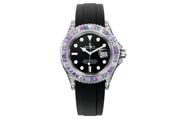 ROLEX Ranger Prestige Automatic Mechanical Movement Fashion Men's Watch Black Dial 18K White Gold Watch Case Case Diameter/Size 40mm
