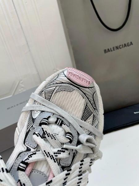Balenciaga 3XL Gel Clearsole Low top Chunky Sneakers Women's White Pink Black