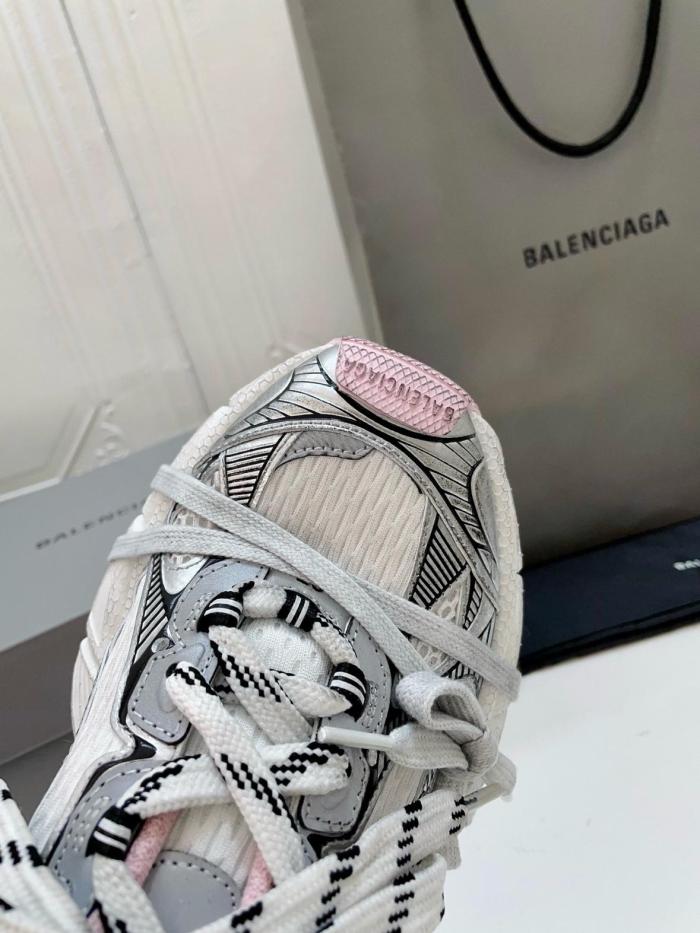 Balenciaga 3XL Gel Clearsole Low top Chunky Sneakers Women's White Pink Black