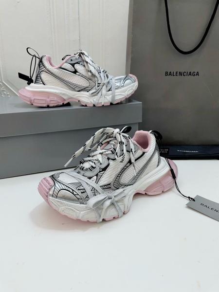 Balenciaga 3XL Gel Clearsole Low top Chunky Sneakers Women's White Pink Black