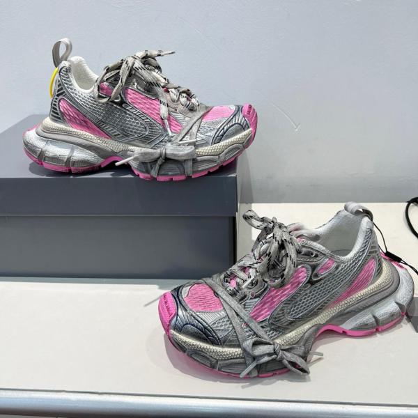 Balenciaga 3XL Sneakers 'White Grey And Pink Mesh And Polyurethane'