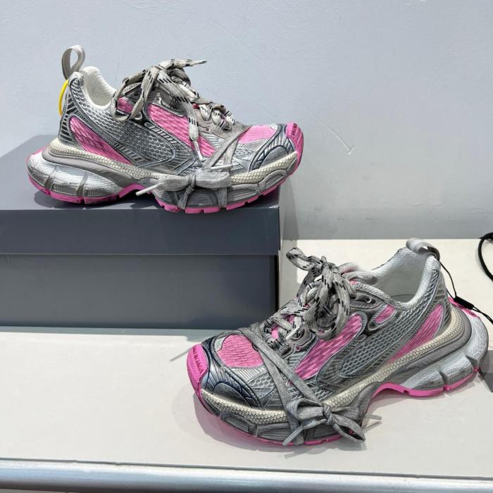 Balenciaga 3XL Sneakers 'White Grey And Pink Mesh And Polyurethane'