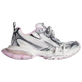 Balenciaga 3XL Gel Clearsole Low top Chunky Sneakers Women's White Pink Black