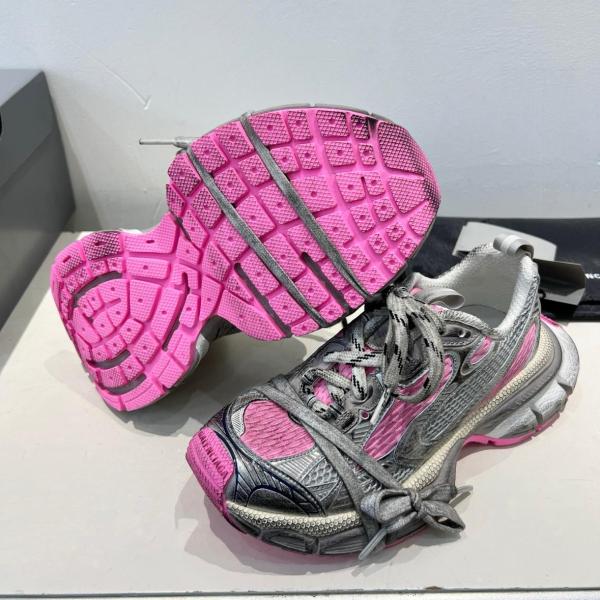 Balenciaga 3XL Sneakers 'White Grey And Pink Mesh And Polyurethane'