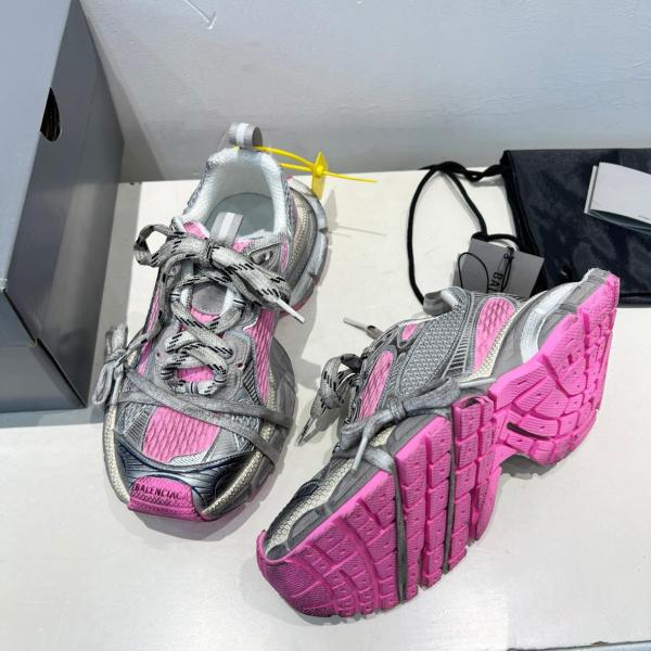 Balenciaga 3XL Sneakers 'White Grey And Pink Mesh And Polyurethane'