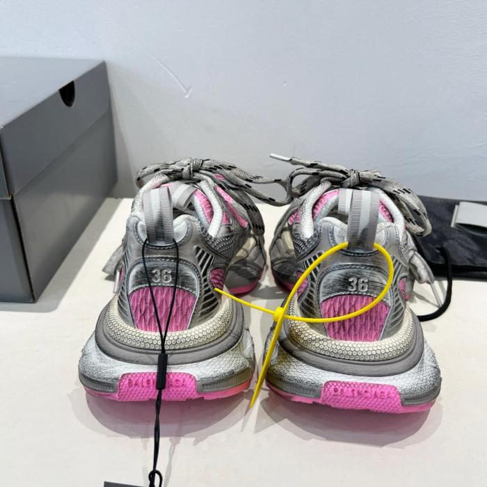 Balenciaga 3XL Sneakers 'White Grey And Pink Mesh And Polyurethane'