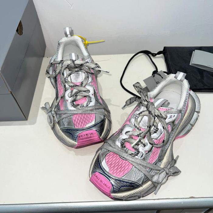Balenciaga 3XL Sneakers 'White Grey And Pink Mesh And Polyurethane'
