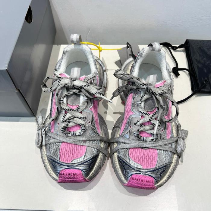 Balenciaga 3XL Sneakers 'White Grey And Pink Mesh And Polyurethane'
