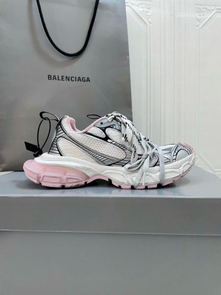 Balenciaga 3XL Gel Clearsole Low top Chunky Sneakers Women's White Pink Black