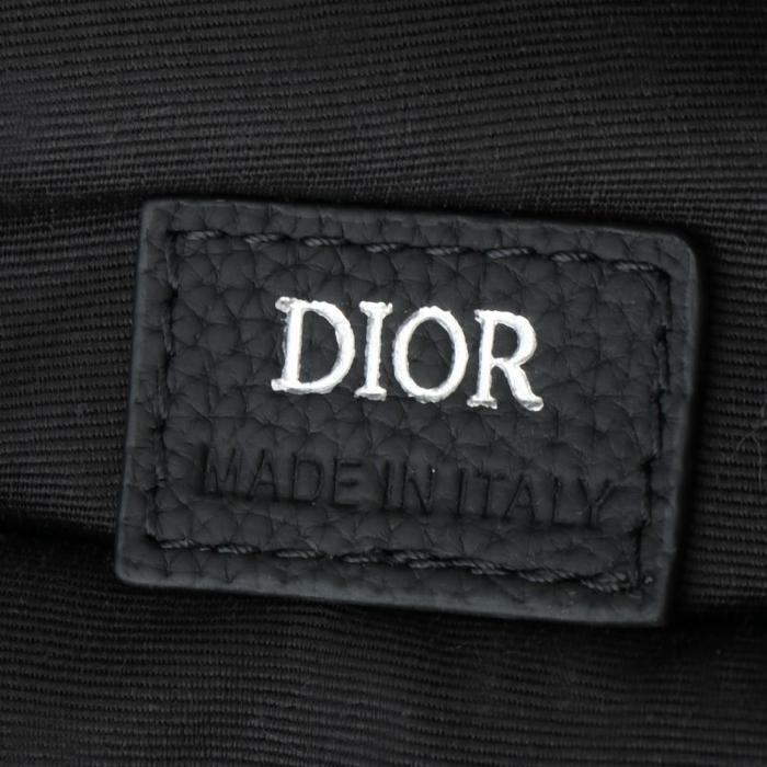 DIOR Saddle Cow Leather With Fabric Saddle Bag, Crossbody Bag, Sling Bag, Fanny Pack, Shoulder Bag Men's Black 1ADPO093YKY-H00N L28.6cm W5cm H20cm