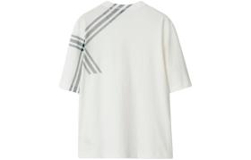 Burberry Check Sleeve Cotton T-shirt