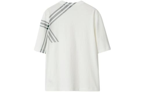 Burberry Check Sleeve Cotton T-shirt