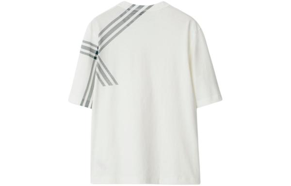 Burberry Check Sleeve Cotton T-shirt