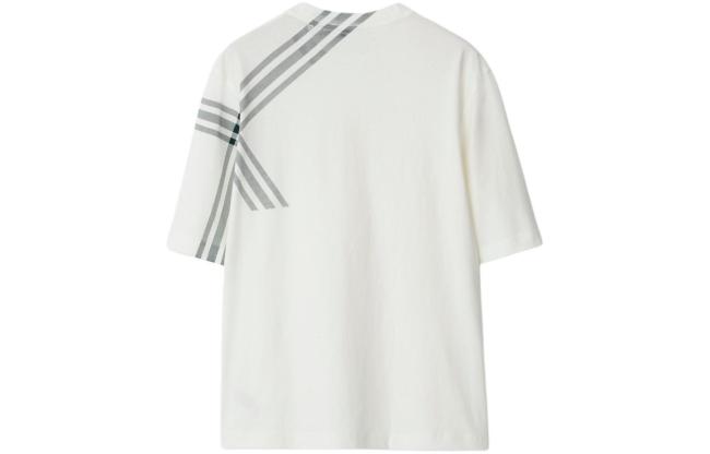 Burberry Check Sleeve Cotton T-shirt