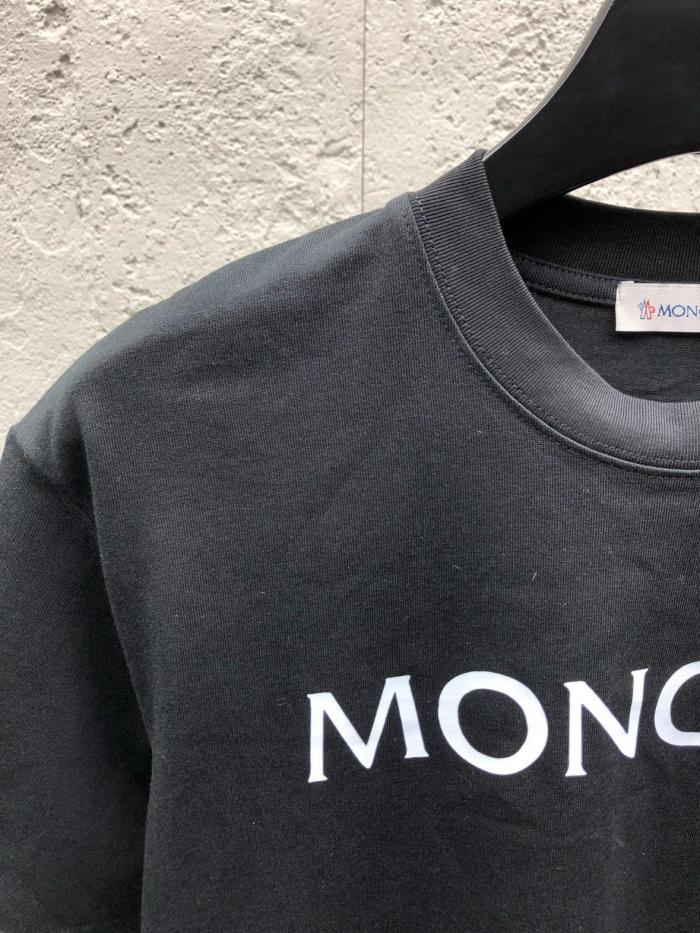 Moncler Logo Embroidered Crewneck T-Shirt