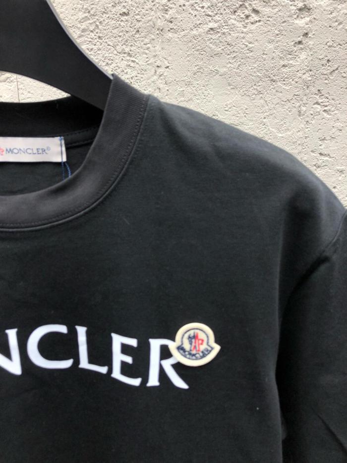 Moncler Logo Embroidered Crewneck T-Shirt