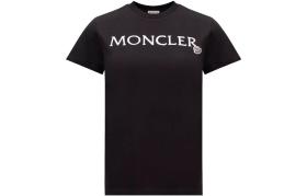 Moncler Logo Embroidered Crewneck T-Shirt
