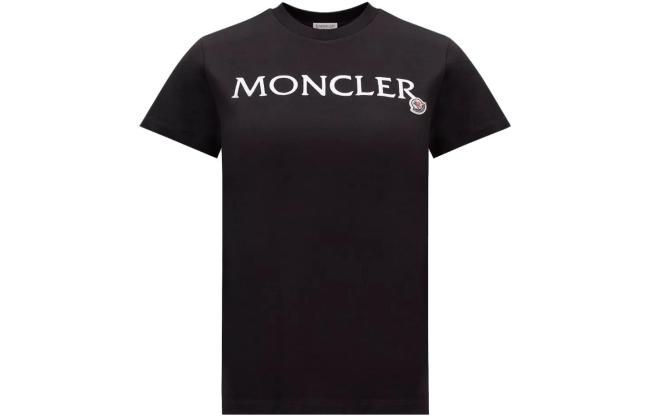 Moncler Logo Embroidered Crewneck T-Shirt