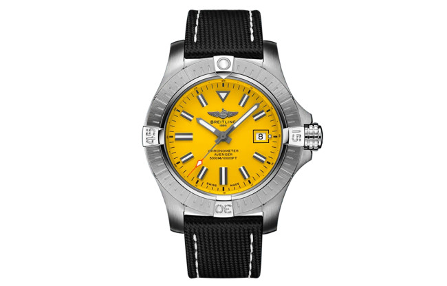 BREITLING Avenger Collection Yellow Wolf Automatic Mechanical Movement Men's Watches Watch 45mm