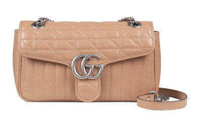 GUCCI GG Marmont Quilted Leather Shoulder Bag, Crossbody Bag Small Women's 443497-UM8AN-2754 L26cm W7cm H15cm 