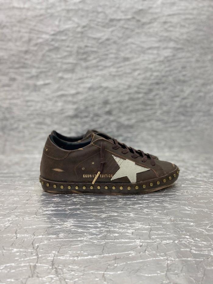Golden Goose Super Star LTD Low top Skateboard Shoes Women's Dark Brown