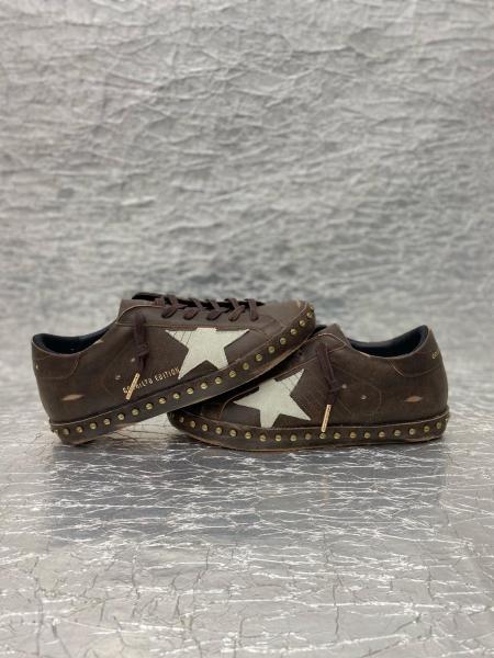 Golden Goose Super Star LTD Low top Skateboard Shoes Women's Dark Brown