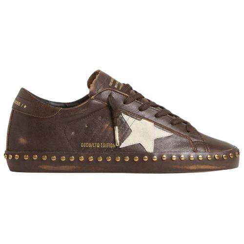 Golden Goose Super Star LTD Low top Skateboard Shoes Women's Dark Brown